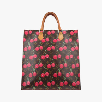 Louis Vuitton Cherry Sac Plat Brown Pattern Monogram Canvas Handbag