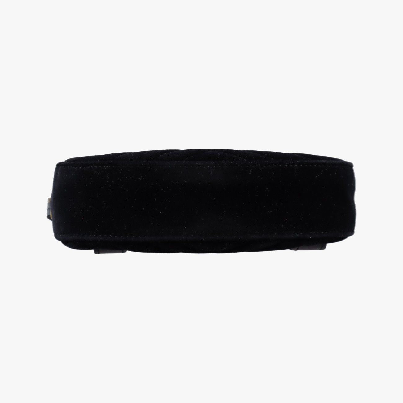 Gucci GG Marmont Black Velour Handbag — view 3