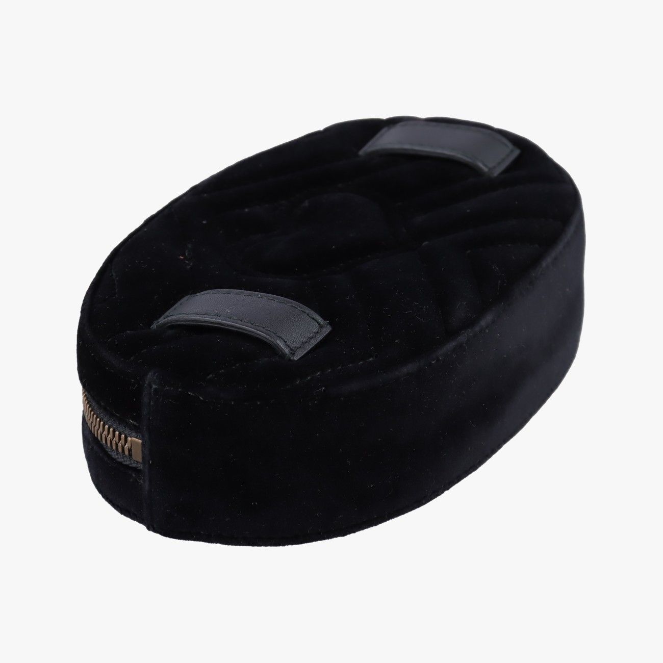 Gucci GG Marmont Black Velour Handbag — view 7