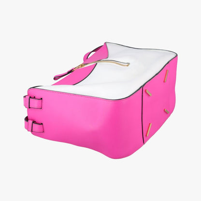 Loewe Hammock Rose Red White Leather 05 Shoulder Bag — view 7