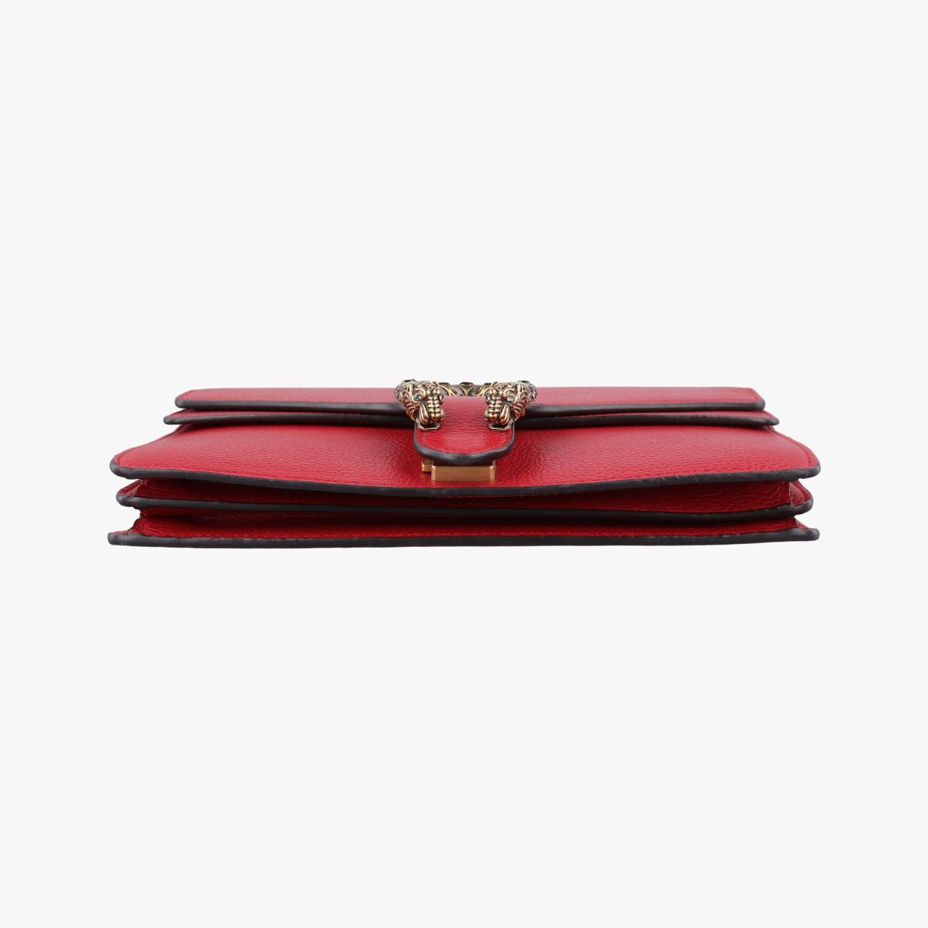 Gucci Dionysus Red Leather Shoulder Bag — view 3