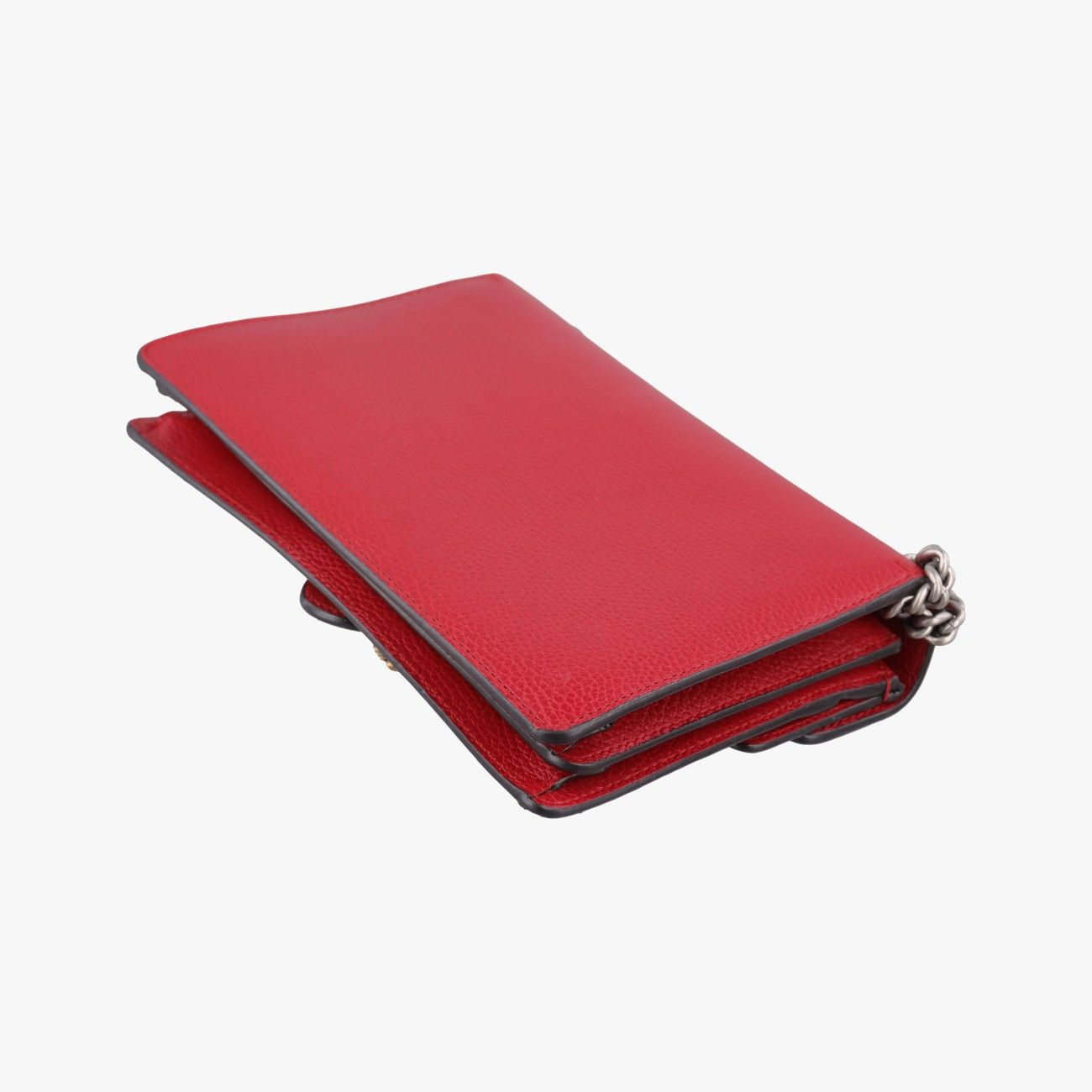 Gucci Dionysus Red Leather Shoulder Bag — view 6