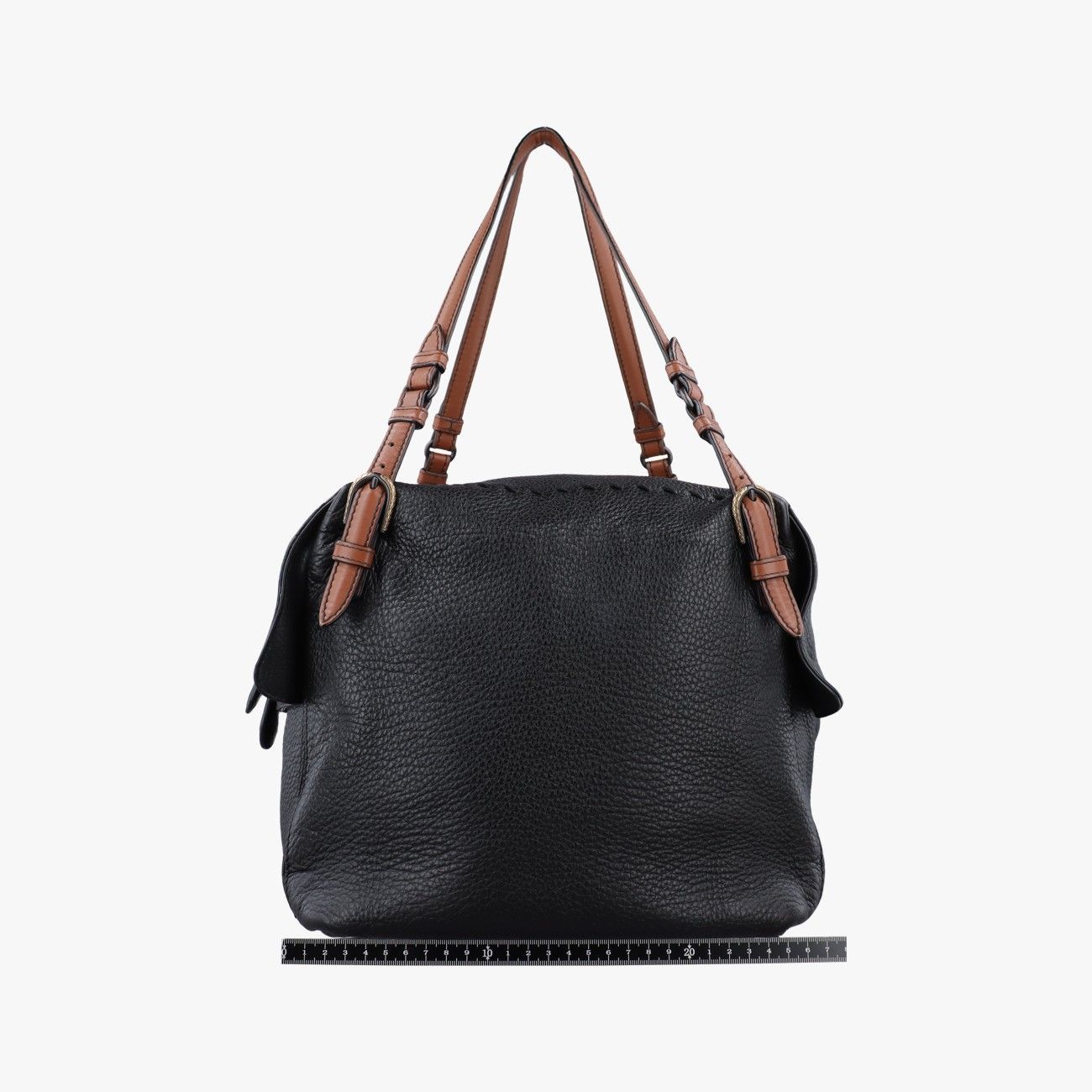 Bottega Veneta Cube Soft Bag Black Brown Leather — view 2
