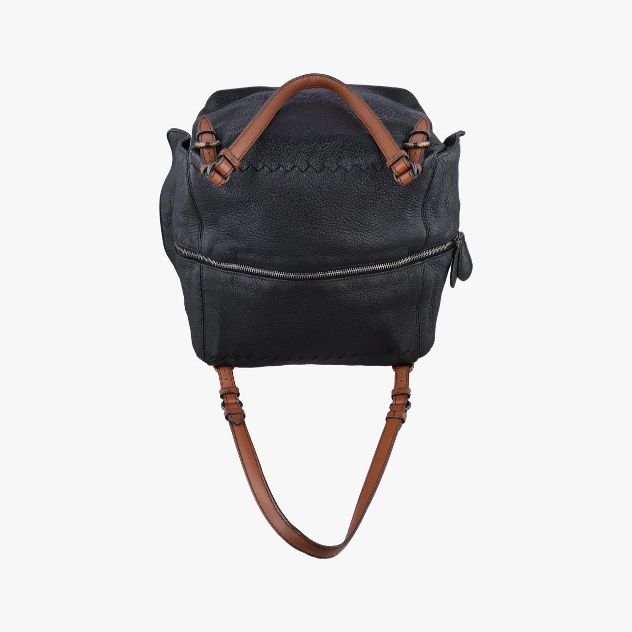 Bottega Veneta Cube Soft Bag Black Brown Leather — view 8