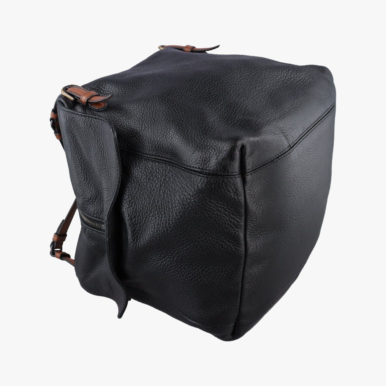 Bottega Veneta Cube Soft Bag Black Brown Leather — view 5