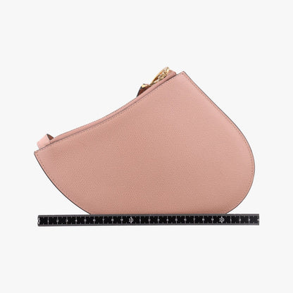 Dior Saddle Pink Leather Shoulder Bag — view 2