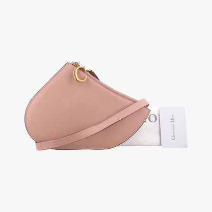 Dior Saddle Pink Leather Shoulder Bag