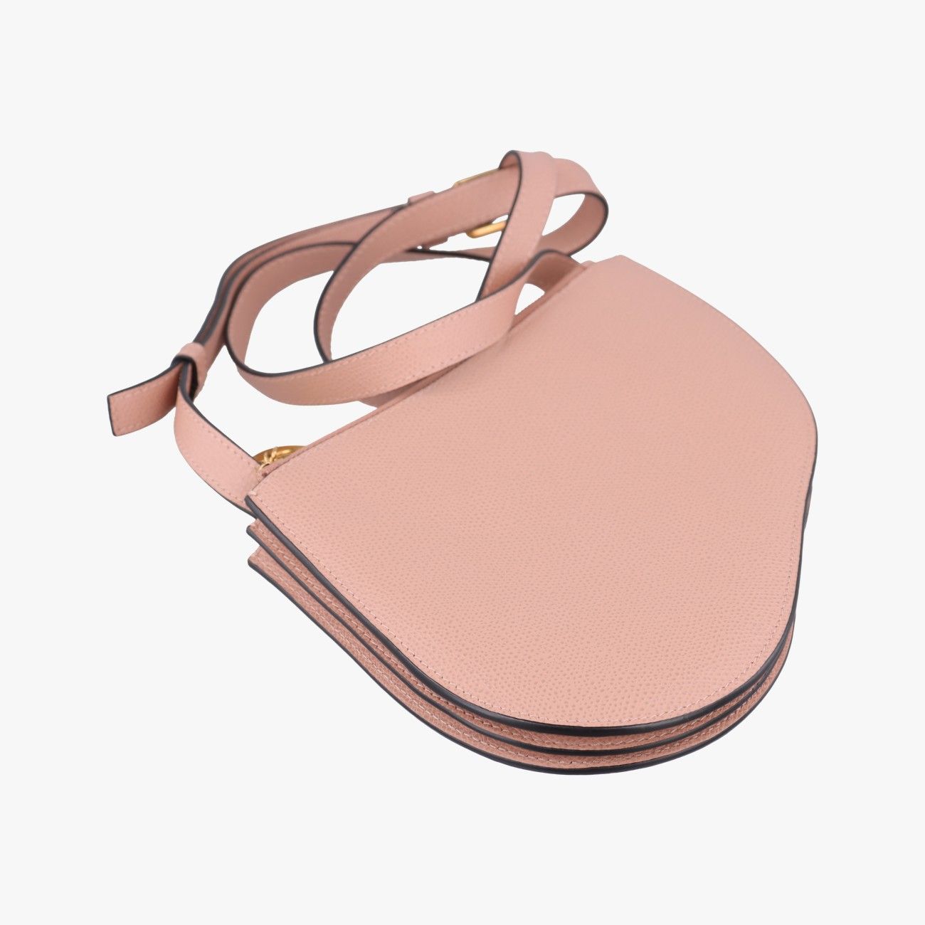Dior Saddle Pink Leather Shoulder Bag — view 5