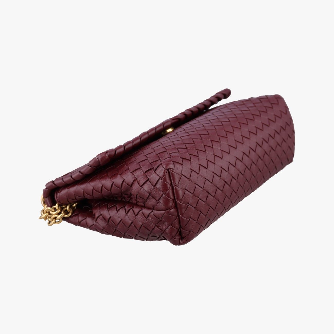Bottega Veneta Intrecciato Olympia Wine Red Lambskin — view 5