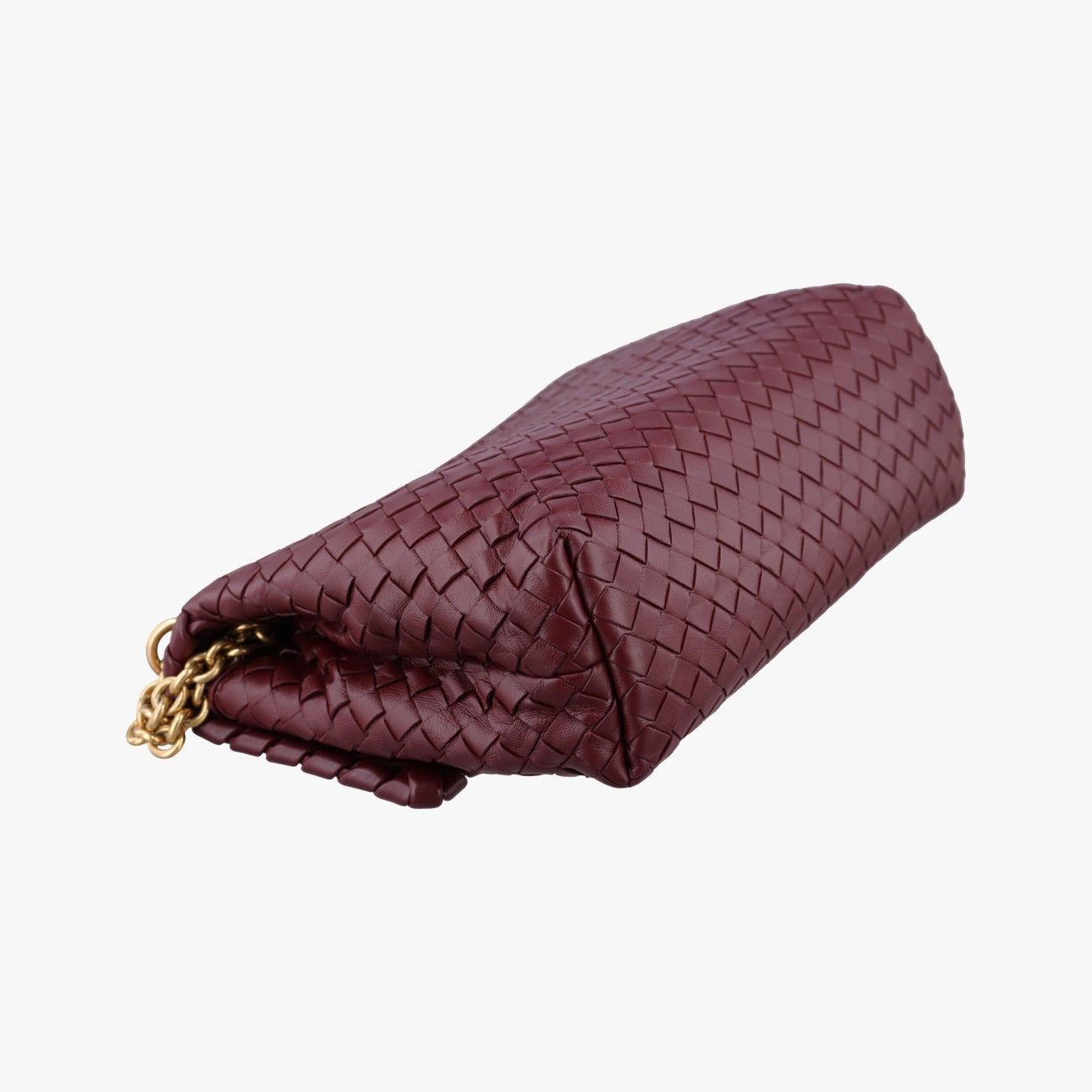 Bottega Veneta Intrecciato Olympia Wine Red Lambskin — view 7