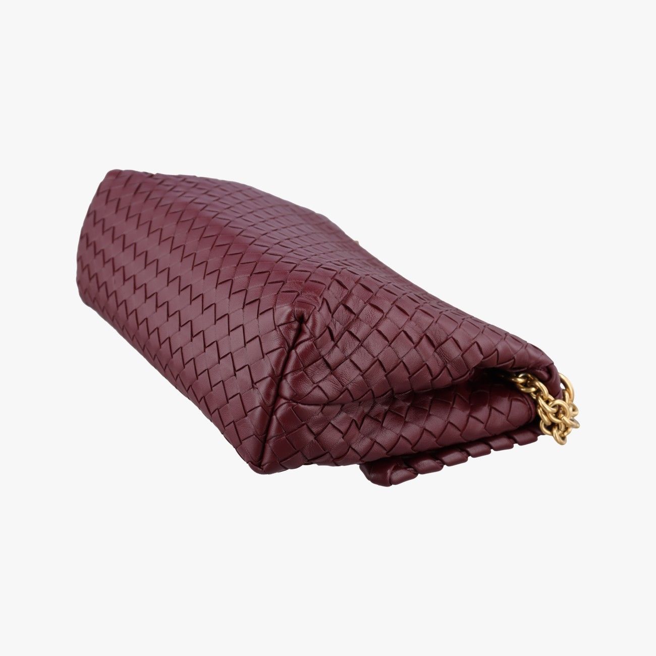 Bottega Veneta Intrecciato Olympia Wine Red Lambskin — view 6