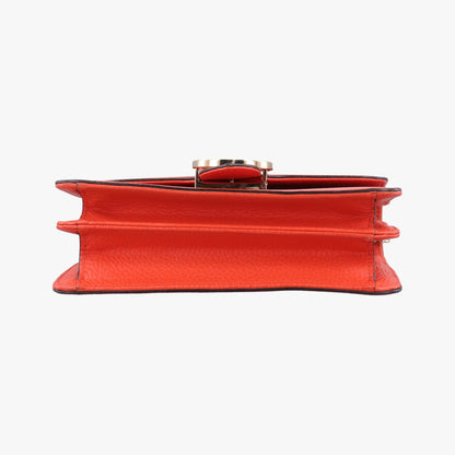 Gucci Interlocking Orange Leather — view 3