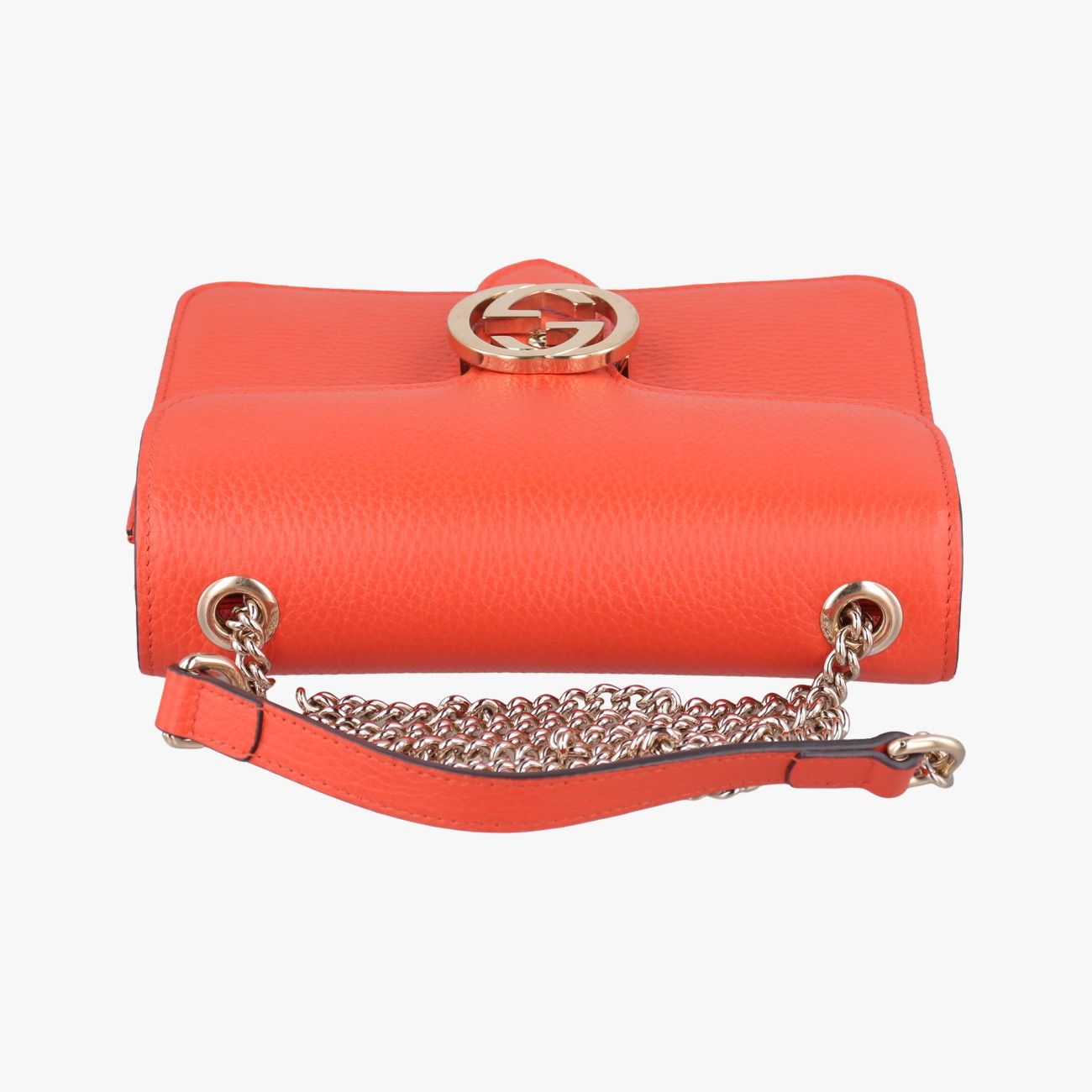 Gucci Interlocking Orange Leather — view 8