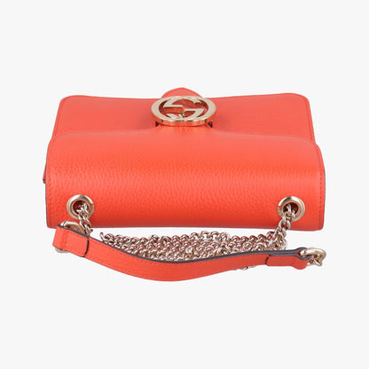 Gucci Interlocking Orange Leather — view 8