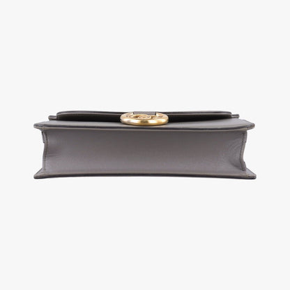 Gucci GG Ring Marmont Gray Leather — view 3