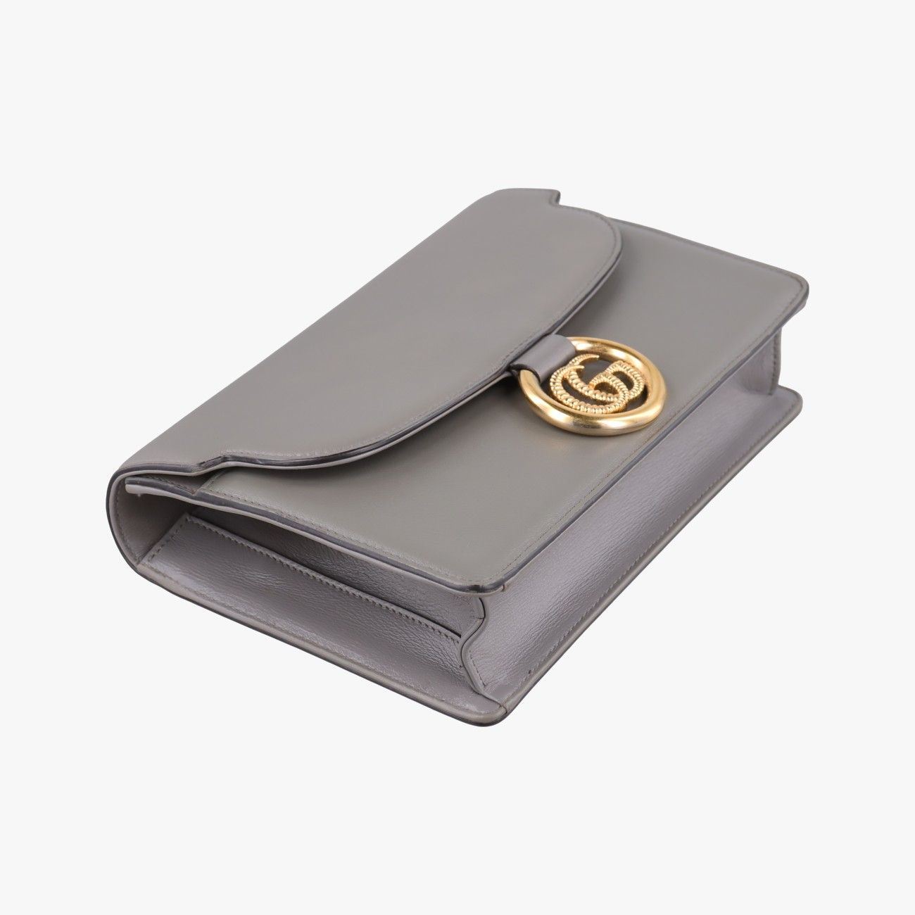 Gucci GG Ring Marmont Gray Leather — view 5