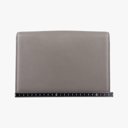 Gucci GG Ring Marmont Gray Leather — view 2