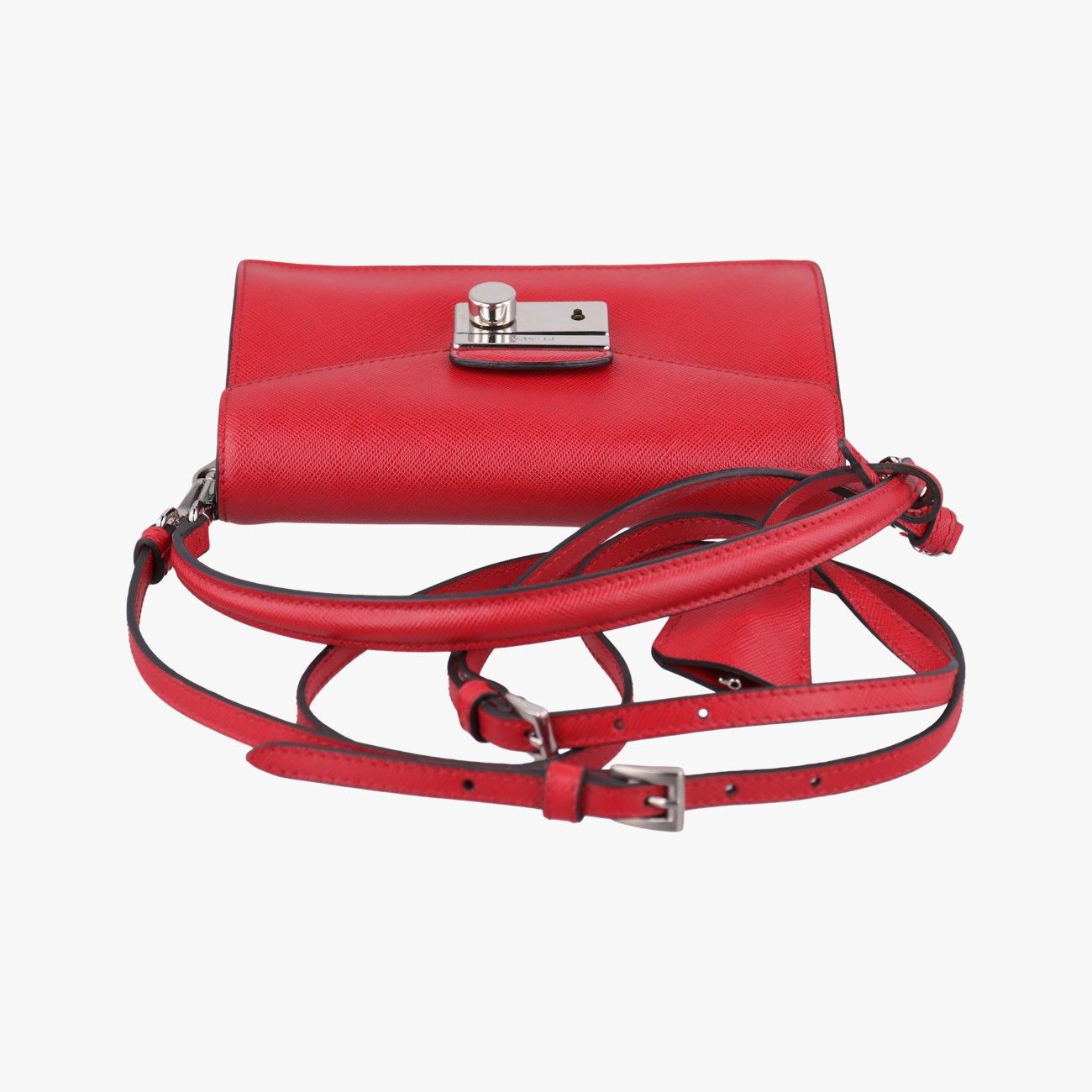 Prada Sound Rock Red Saffiano Leather — view 8