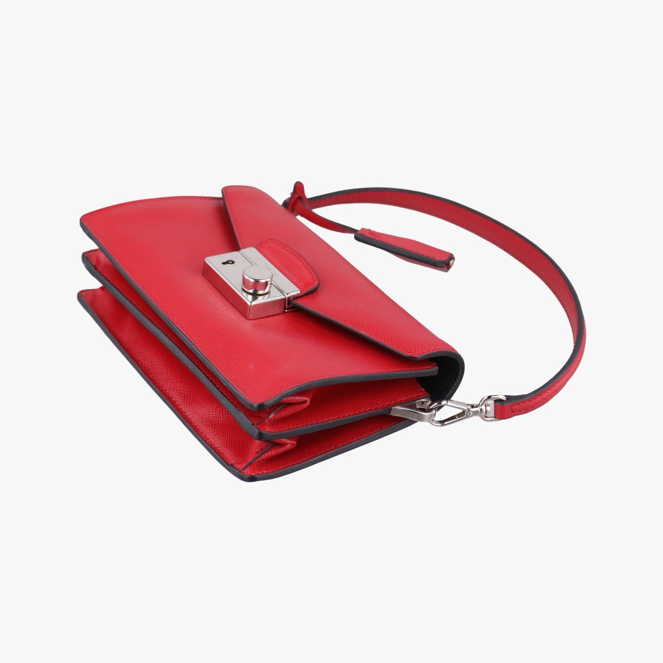 Prada Sound Rock Red Saffiano Leather — view 4