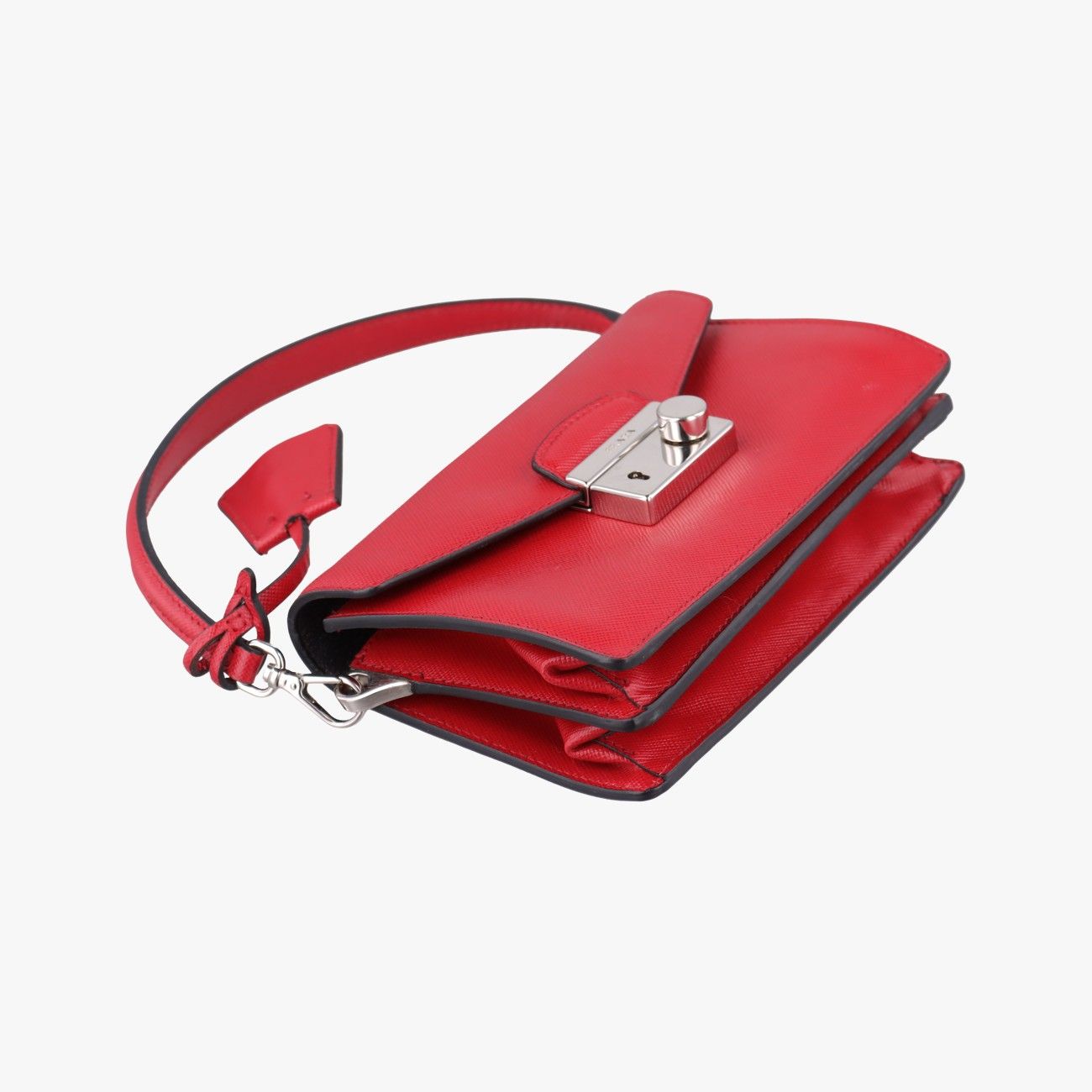 Prada Sound Rock Red Saffiano Leather — view 5