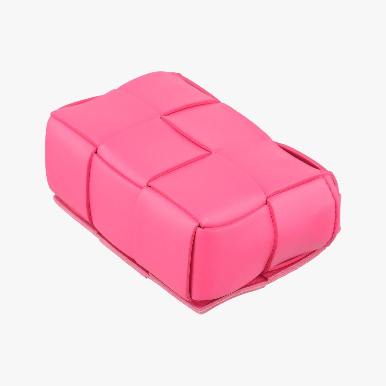 Bottega Veneta Candy Cassette Pink Lambskin Shoulder Bag — view 6