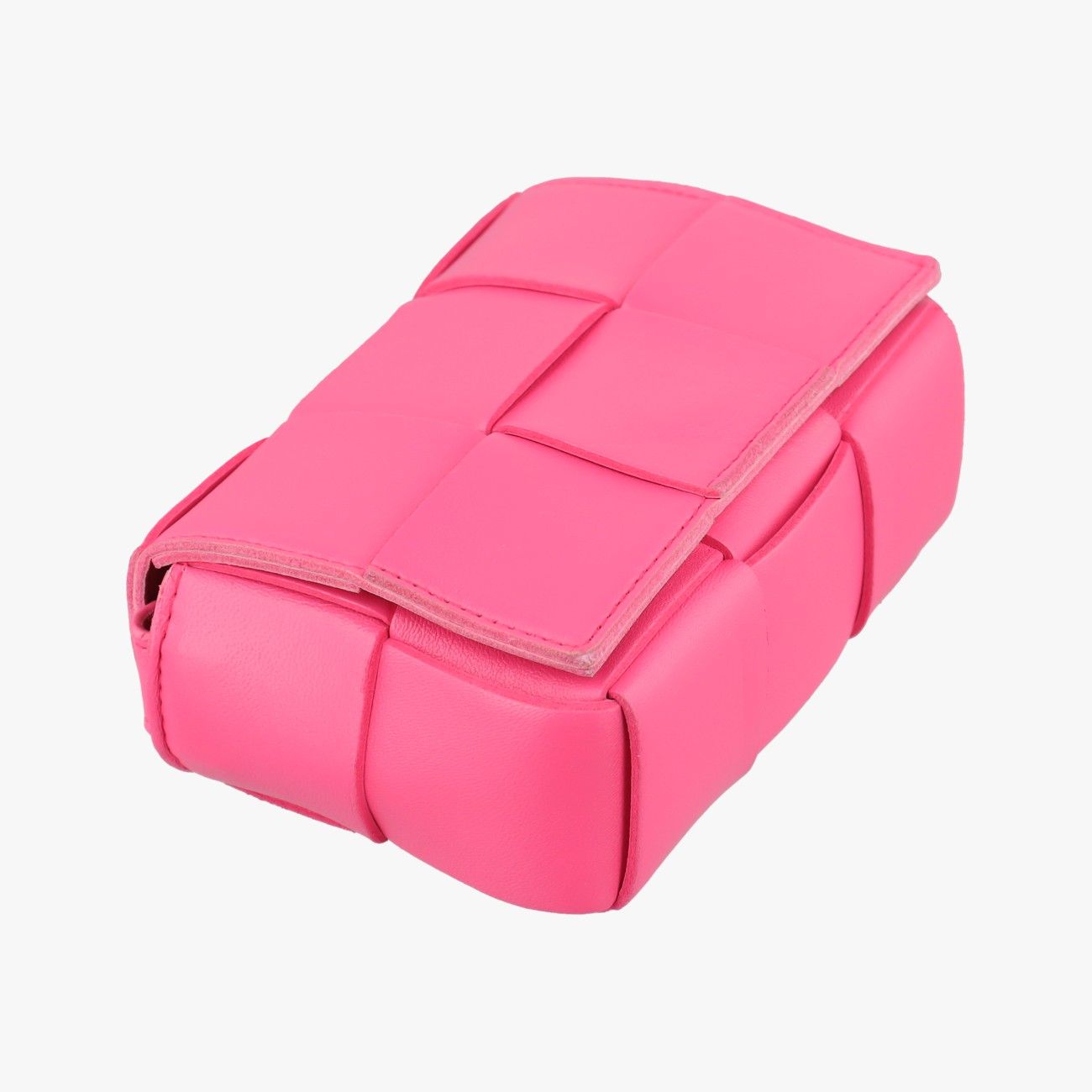 Bottega Veneta Candy Cassette Pink Lambskin Shoulder Bag — view 5