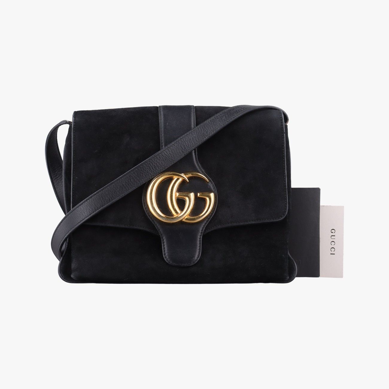 Gucci Ally Black Suede Leather