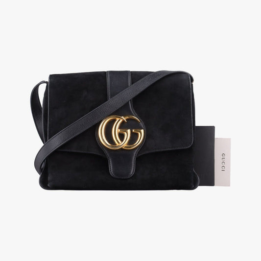 Gucci Ally Black Suede Leather