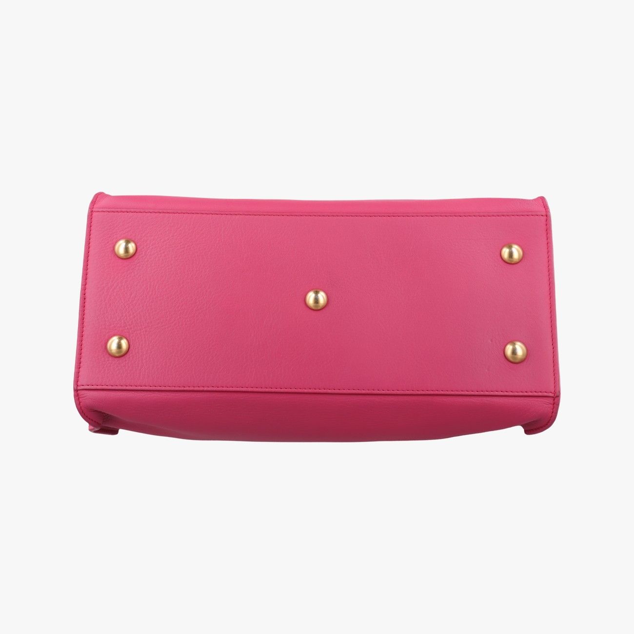 Saint Laurent Yves Laurenty Line Petit Cabas Rose Red Leather — view 3