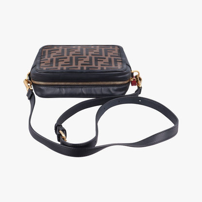 Fendi Cam Camera Brown Black Leather — view 8