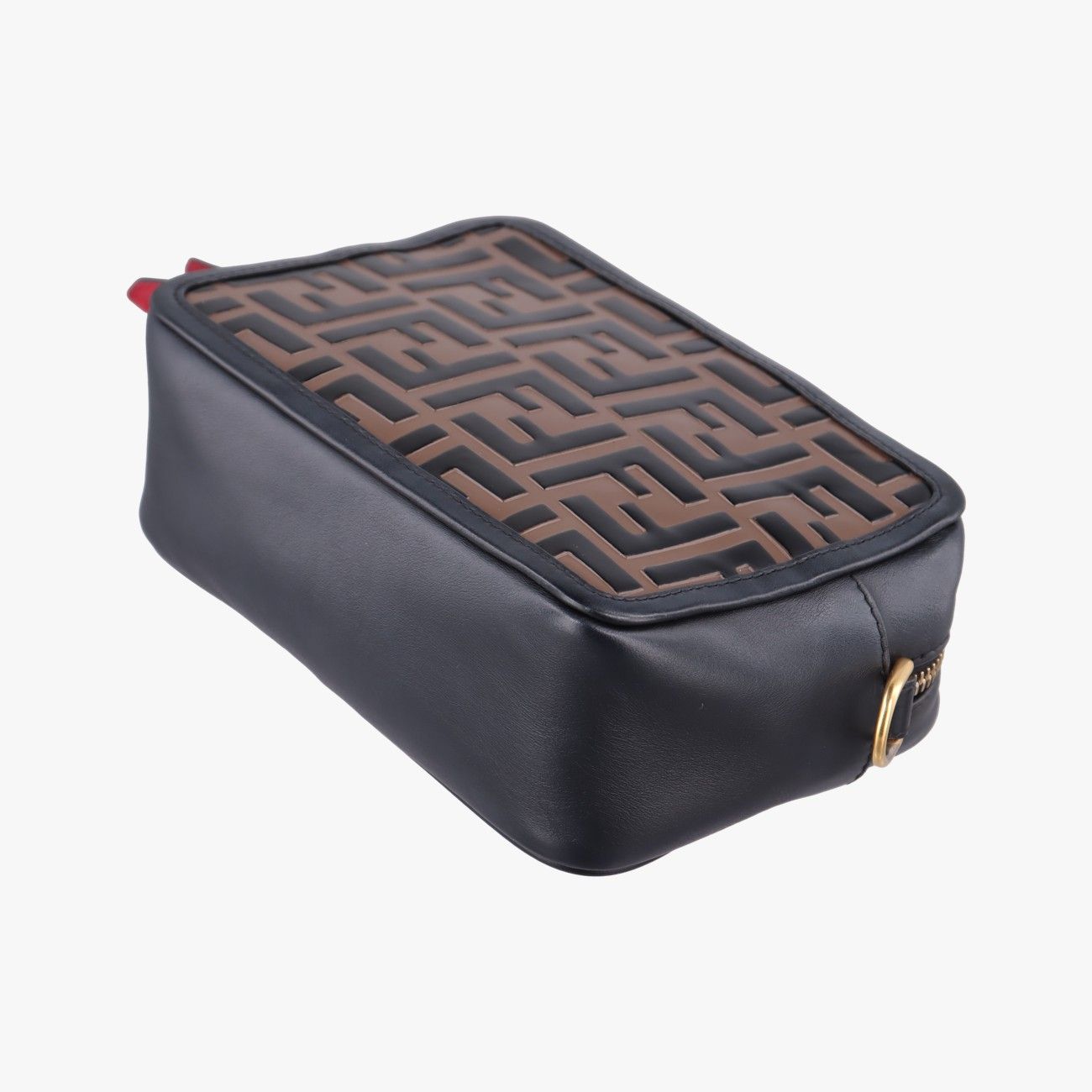 Fendi Cam Camera Brown Black Leather — view 6
