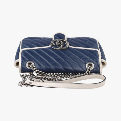 Gucci GG Marmont Blue Leather — view 8