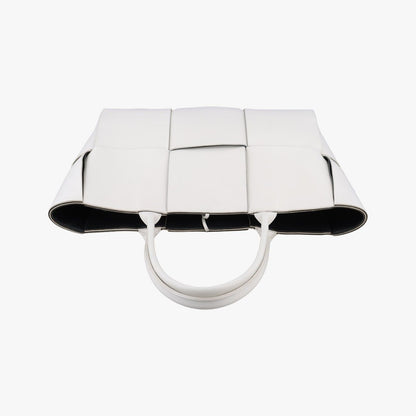Bottega Veneta the Arco Tote Bag White Lambskin — view 8