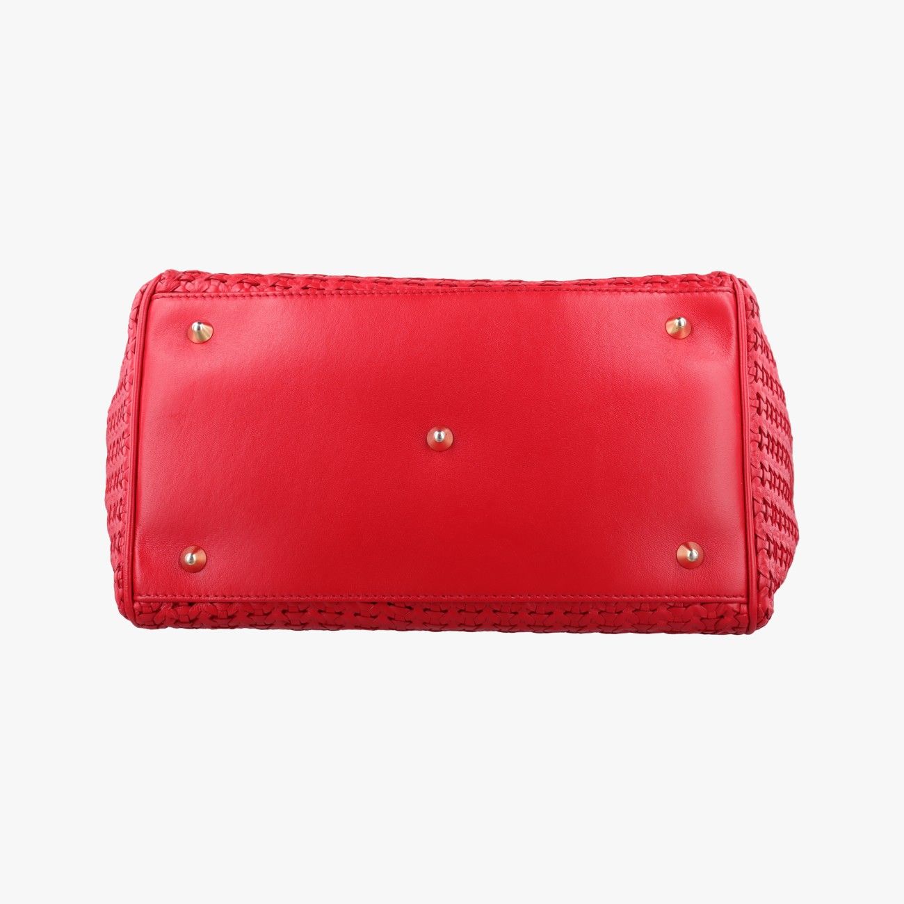 Dior Soft Lady Red Lambskin Handbag — view 3
