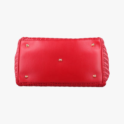 Dior Soft Lady Red Lambskin Handbag — view 3