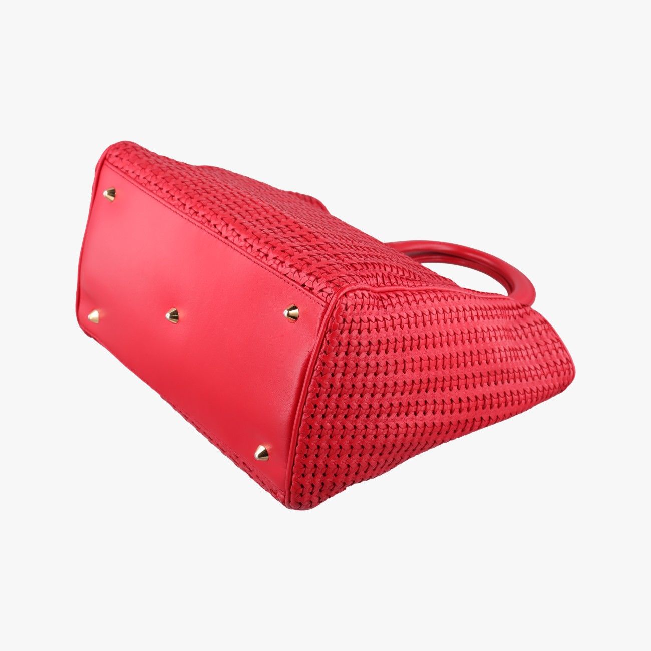 Dior Soft Lady Red Lambskin Handbag — view 6