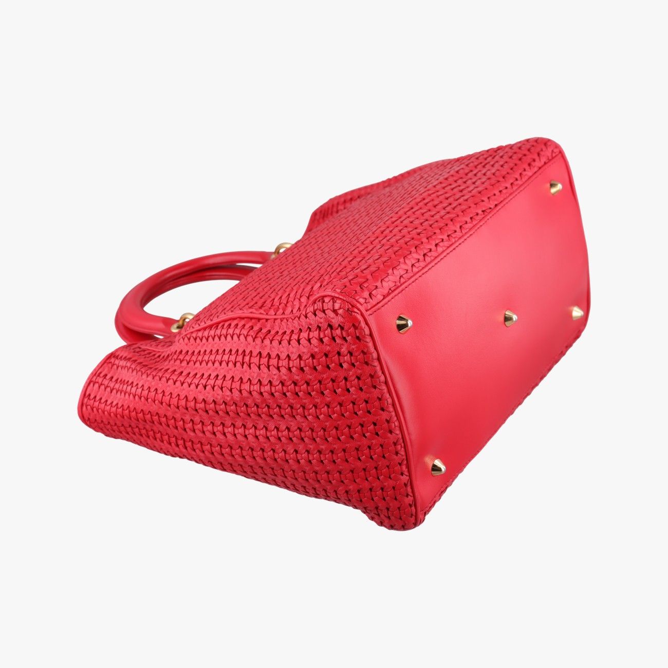 Dior Soft Lady Red Lambskin Handbag — view 7