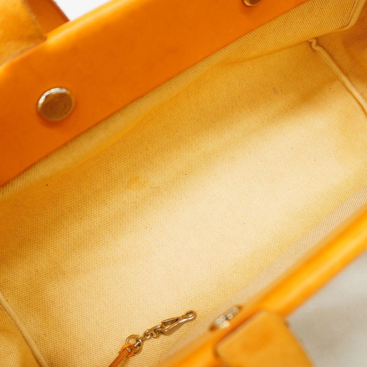 Hermes Tote Bag Herbag Cabas MM Toile Ash Natural Silver — view 4
