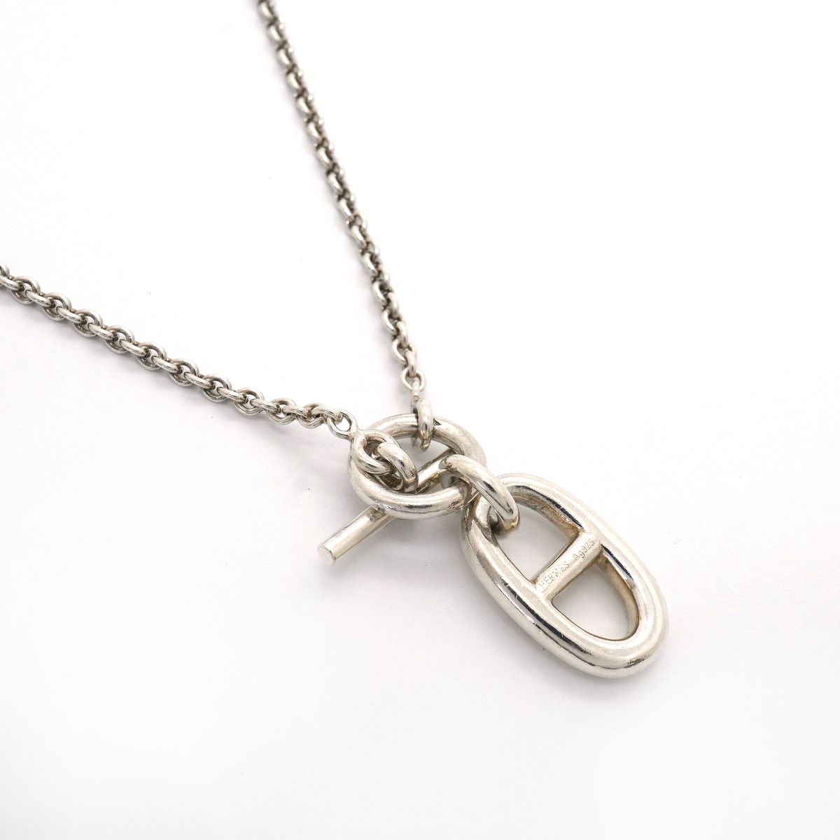 Hermes Necklace Chaine D'Ancre Amulet Silver — view 2