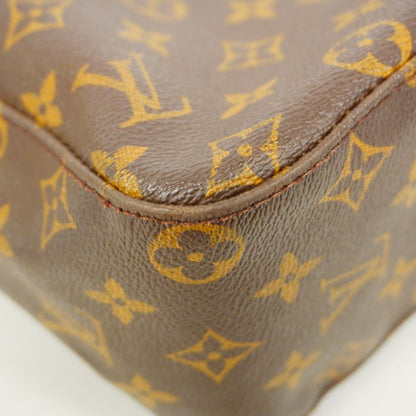 Louis Vuitton Shoulder Bag Monogram Looping GM Brown — view 6