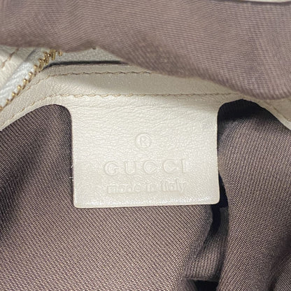 Gucci Handbag GG Canvas Bamboo Brown Gold 2-Way Back — view 5