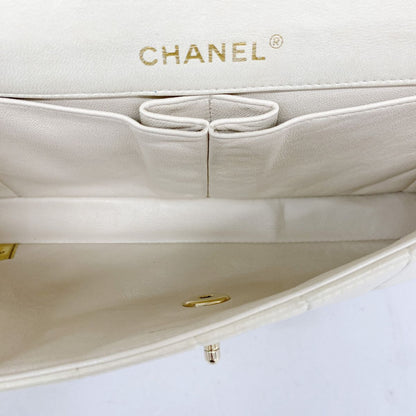 Chanel Shoulder Bag Choco Bar Lambskin Beige Gold — view 4