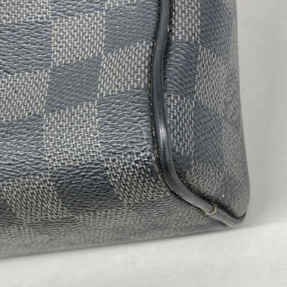 Louis Vuitton Shoulder Bag Damier Graphite Date PM Black — view 6