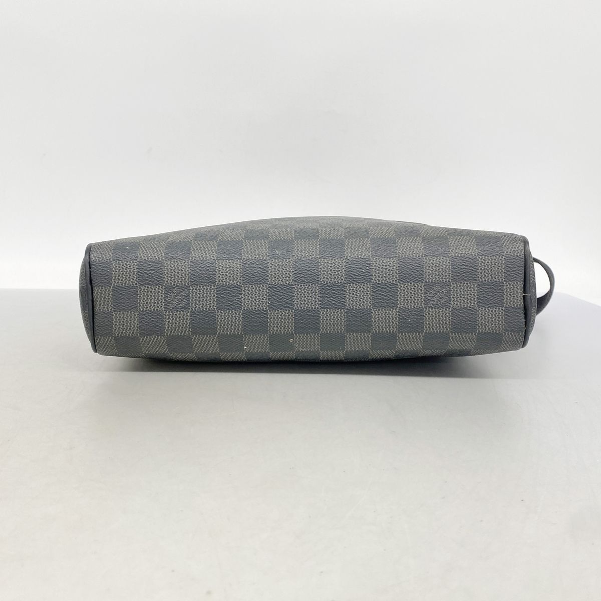 Louis Vuitton Shoulder Bag Damier Graphite Date PM Black — view 3