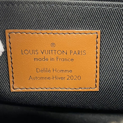 Louis Vuitton Shoulder Bag Monogram Eclipse Volgaon Strap Black — view 5