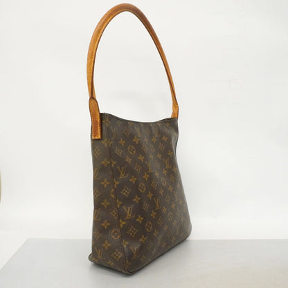 Louis Vuitton Shoulder Bag Monogram Looping GM Brown — view 2