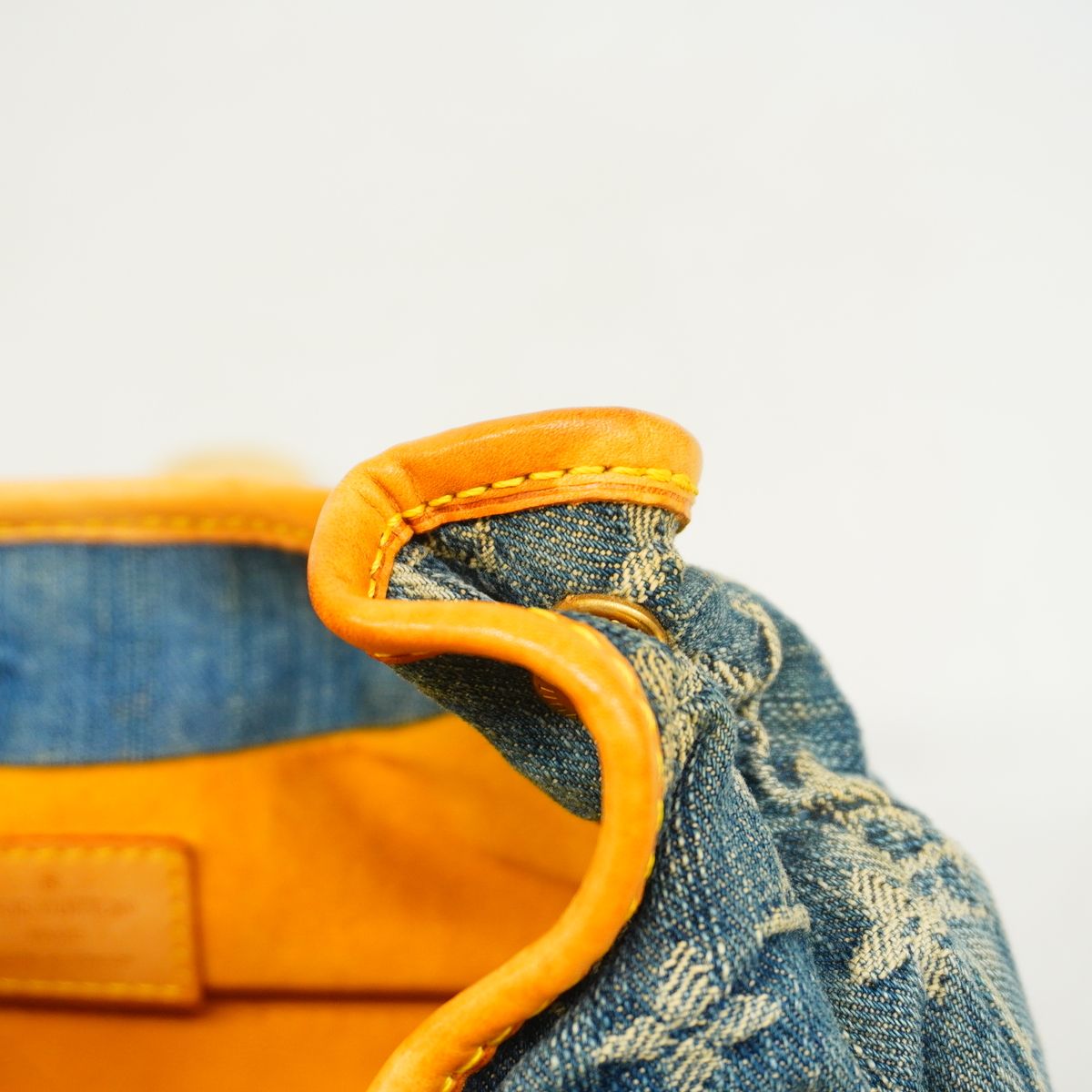 Louis Vuitton Handbag Monogram Denim Pleaty Blue — view 6