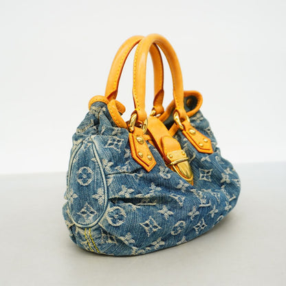Louis Vuitton Handbag Monogram Denim Pleaty Blue — view 2