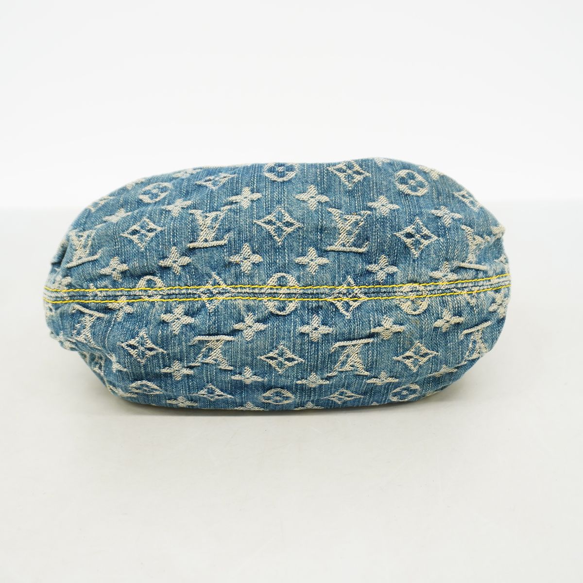 Louis Vuitton Handbag Monogram Denim Pleaty Blue — view 3