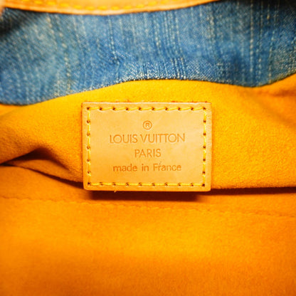 Louis Vuitton Handbag Monogram Denim Pleaty Blue — view 5